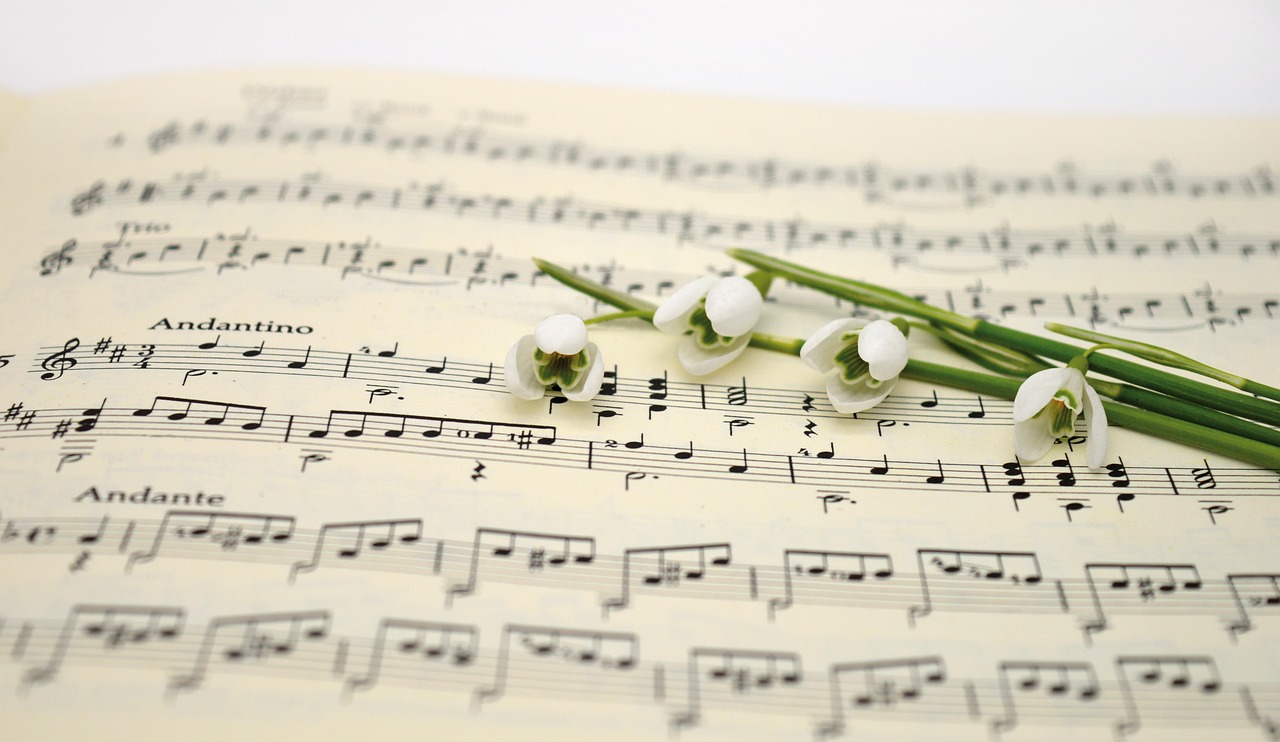 sheet music, concert, music, snowdrop, songs, easter songs, easter, spring, spring songs, to sing, teacher gradebook, grades, notenblatt, choir, make music, nature, spring awakening, spring music